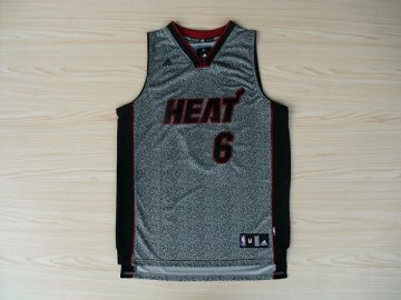 Camiseta James #23 Cavaliers 2013 Moda Estatica Gris